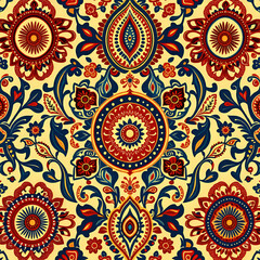 pattern with flowers, seamless floral pattern
