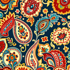 pattern with flowers, seamless floral pattern