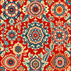pattern with flowers, seamless floral pattern