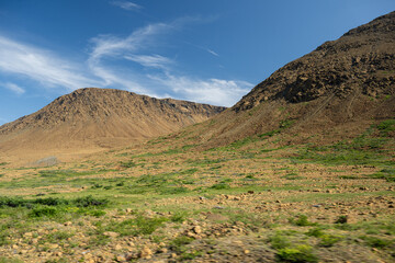 A supercontinent called Pangea, the Tablelands are a unique ultramafic geological rock formation - peridotite in Newfoundland—a barren, orange landscape of the Earth's inner bare rock, the mantle. 