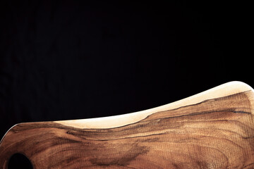 The sideboard is made of wood for serving snacks, fruits, nuts, cheeses, meats and original serving...