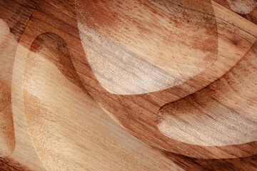 The sideboard is made of wood for serving snacks, fruits, nuts, cheeses, meats and original serving of main dishes. Luxury products from hard and exotic wood species. Accessories for a modern kitchen.