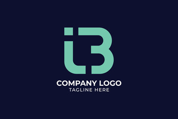 Obraz premium Luxury initial B logo design Minimal awesome trendy professional logo design template, B Beautiful Logotype design for luxury company branding. Elegant identity design