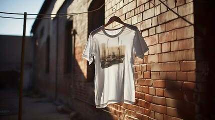Fototapeta premium Vintage style t shirts