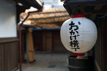 三重県伊勢市　おかげ横丁風景