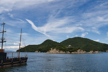 広島県　鞆の浦風景