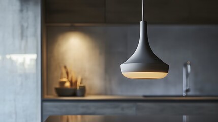 80. A stylish and contemporary pendant light with a minimalist design