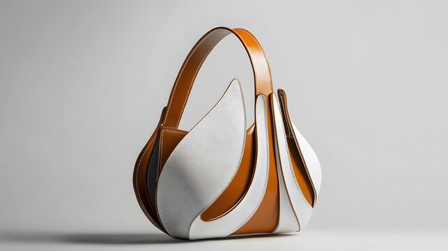 96. A luxurious and functional handbag with a modern design