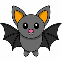 Halloween bat isolated on white background, halloween bat vector illustration, bird on a branch vector art, bats silhouette, bird vector icon, bats on a branch line art, eps