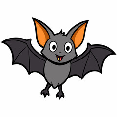 Halloween bat isolated on white background, halloween bat vector illustration, bird on a branch vector art, bats silhouette, bird vector icon, bats on a branch line art, eps