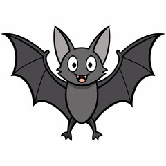 Halloween bat isolated on white background, halloween bat vector illustration, bird on a branch vector art, bats silhouette, bird vector icon, bats on a branch line art, eps