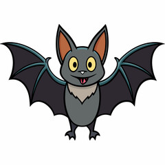 Halloween bat isolated on white background, halloween bat vector illustration, bird on a branch vector art, bats silhouette, bird vector icon, bats on a branch line art, eps