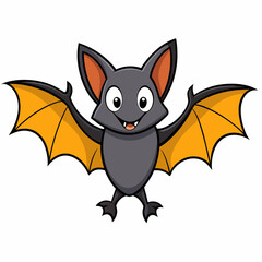 Halloween bat isolated on white background, halloween bat vector illustration, bird on a branch vector art, bats silhouette, bird vector icon, bats on a branch line art, eps