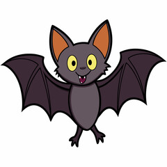 Halloween bat isolated on white background, halloween bat vector illustration, bird on a branch vector art, bats silhouette, bird vector icon, bats on a branch line art, eps