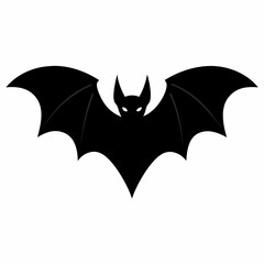 Halloween bat isolated on white background, halloween bat vector illustration, bird on a branch vector art, bats silhouette, bird vector icon, bats on a branch line art, eps