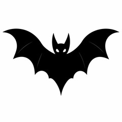 Halloween bat isolated on white background, halloween bat vector illustration, bird on a branch vector art, bats silhouette, bird vector icon, bats on a branch line art, eps