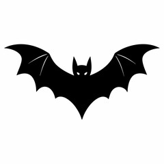 Halloween bat isolated on white background, halloween bat vector illustration, bird on a branch vector art, bats silhouette, bird vector icon, bats on a branch line art, eps