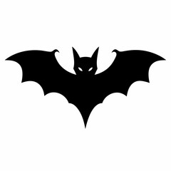Halloween bat isolated on white background, halloween bat vector illustration, bird on a branch vector art, bats silhouette, bird vector icon, bats on a branch line art, eps