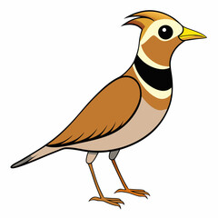lark isolated on white background, lark vector illustration, bird on a branch vector art, lark silhouette, bird vector icon, Ducks on a branch line art, eps
