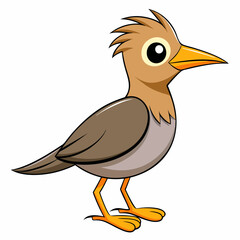 lark isolated on white background, lark vector illustration, bird on a branch vector art, lark silhouette, bird vector icon, Ducks on a branch line art, eps
