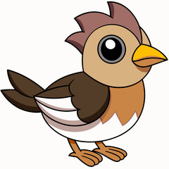 lark isolated on white background, lark vector illustration, bird on a branch vector art, lark silhouette, bird vector icon, Ducks on a branch line art, eps
