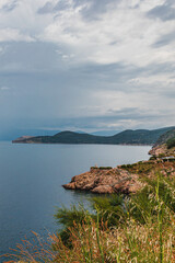 Incredible seascape in the city of Vrbnik, Krk Croatia. 27.06.2024