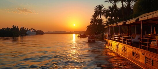 Sunset Cruise on the Nile River in Egypt