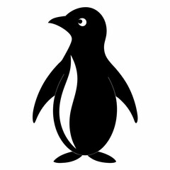 penguin cartoon isolated on white, penguin vector illustration, bird on a branch vector art, penguin silhouette, bird vector icon, penguins on a branch line art, eps