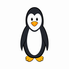 penguin cartoon isolated on white, penguin vector illustration, bird on a branch vector art, penguin silhouette, bird vector icon, penguins on a branch line art, eps