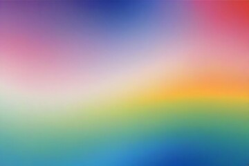 Obraz premium Abstract blurred background with shades of purple, pink, orange, yellow, green, and blue.