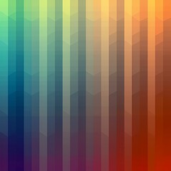 Spectral Ribbons: Rainbow Data Streams. Vertical strips of gradient colors from cool to warm tones, like data visualization
