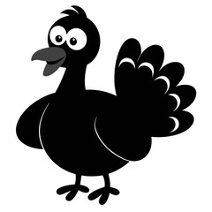 thanksgiving turkey cartoon isolated on white, turkey vector illustration, bird on a branch vector art, turkey silhouette, bird vector icon, turkeys on a branch line art, eps