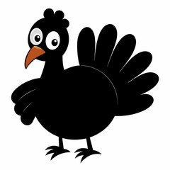 thanksgiving turkey cartoon isolated on white, turkey vector illustration, bird on a branch vector art, turkey silhouette, bird vector icon, turkeys on a branch line art, eps