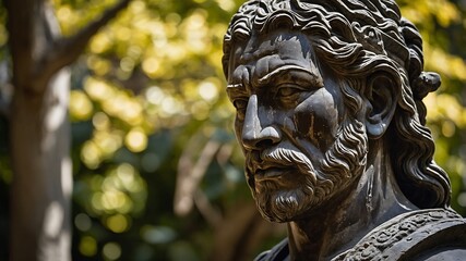 Ancient warrior statue in Florence