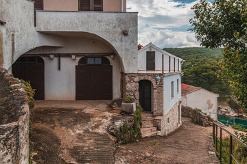 Incredible coastline and town of Vrbnik Town , Krk Island Croatia 27.06.2024