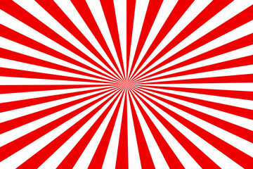 Fototapeta premium Red Sunburst for the background. flag of japanese. The rising sun..