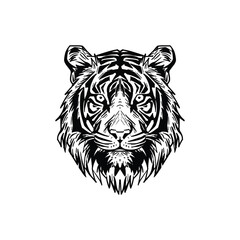 Tiger Head Design Vector