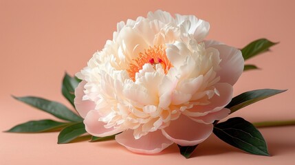 Elegant Pink Peony Flower