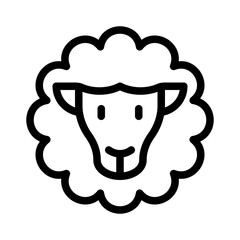 sheep line icon