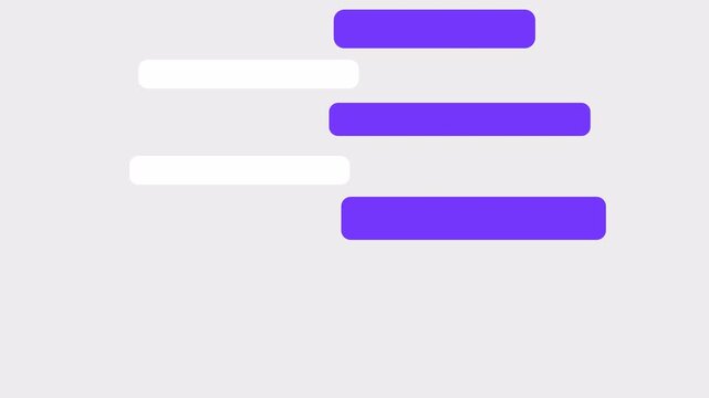  text SMS message chatting template, Text message typing, sending message,  message bubble for custom text  animation.