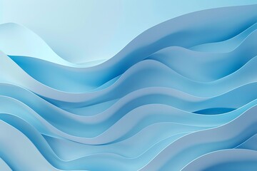 Fototapeta premium Abstract Blue Waves