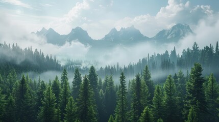 Misty Mountain Forest