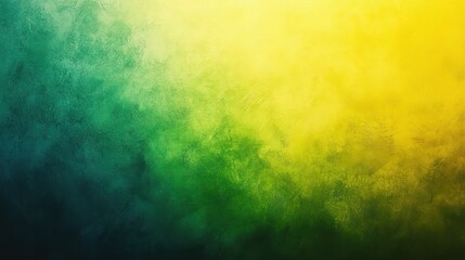 Abstract Green and Yellow Smoke Cloud Background 