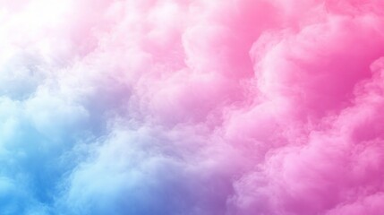 Fototapeta premium Light gradient background transitioning from soft pink to baby blue