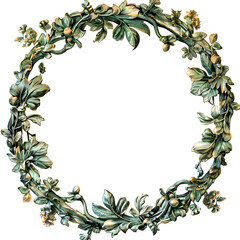 Naklejka premium Bioengineering frame illustration