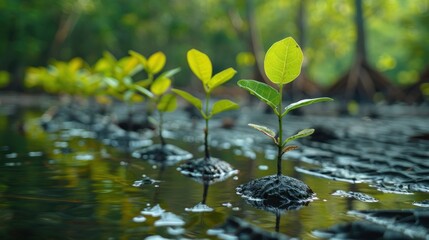 New Life Emerging from Water