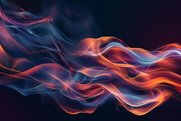 Obraz premium Abstract Swirling Smoke
