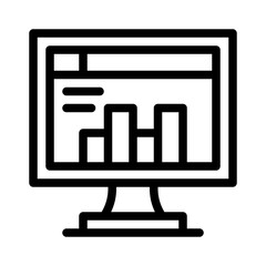 analytics line icon