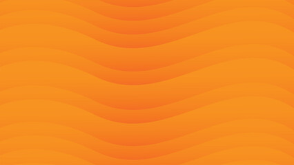 Abstract wave background with orange color