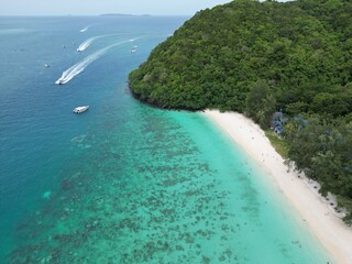 Drone footage in Phi Phi Islands in Thailand